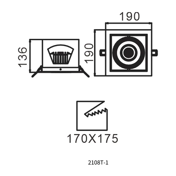 Recessed Mounted Downlight