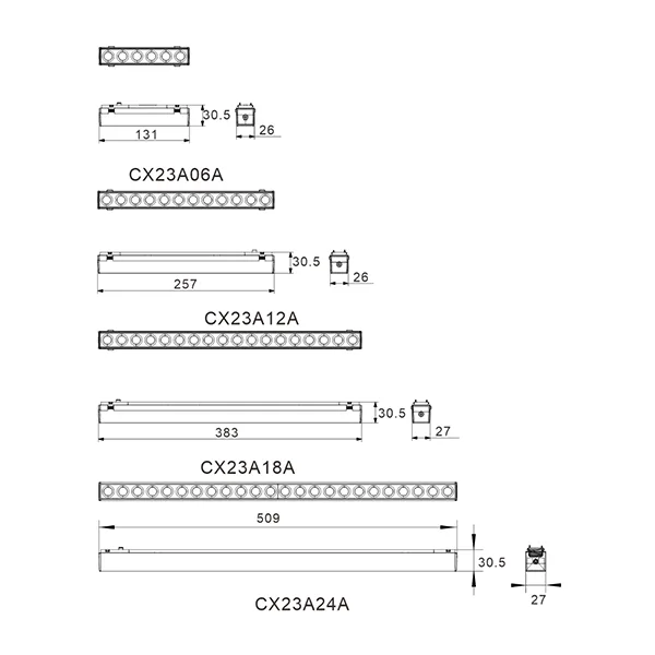 Modern Magnetic Track Lighting