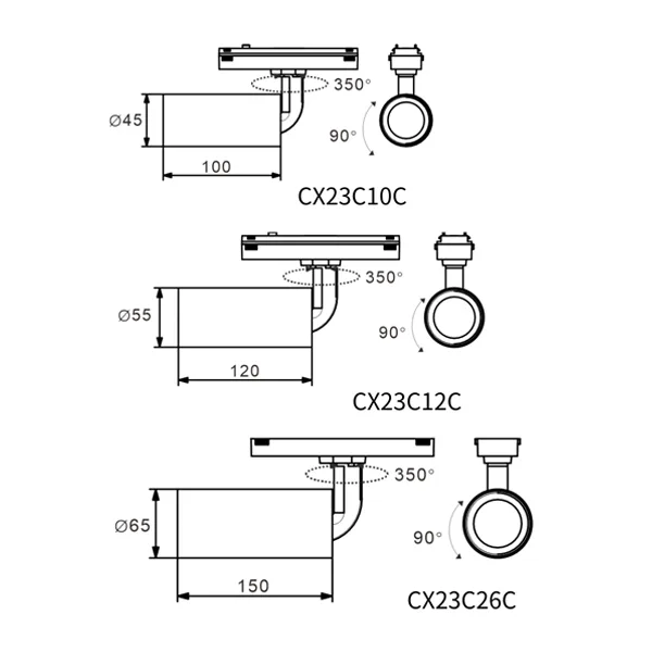 Magnetic Track Spotlight