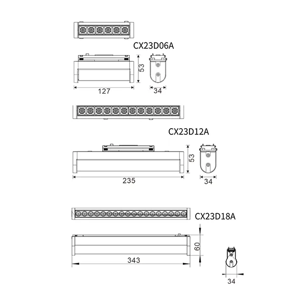 LED Magnetic Track Lamp