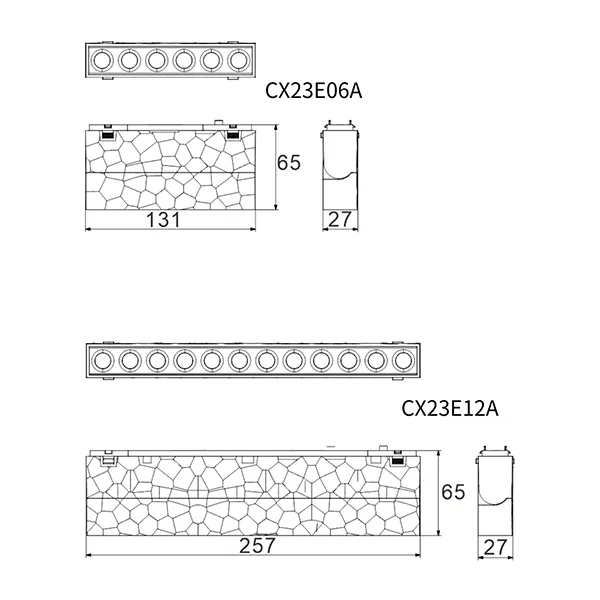 Concealed Magnetic Track Light