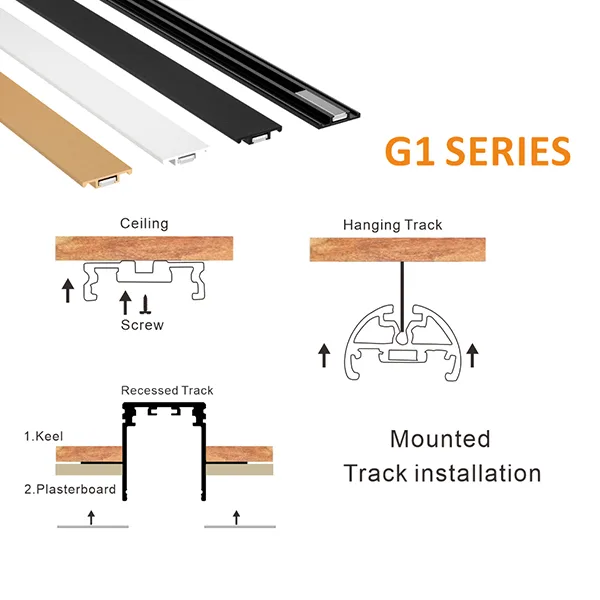 Surface Mounted Magnetic Track Light
