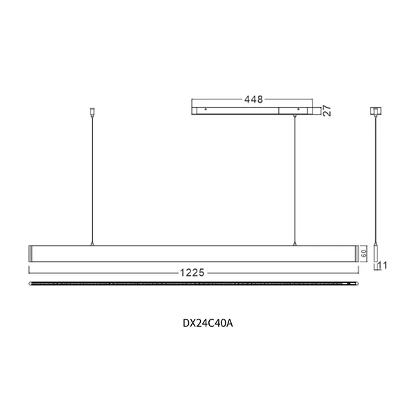 Suspended Linear LED Lighting