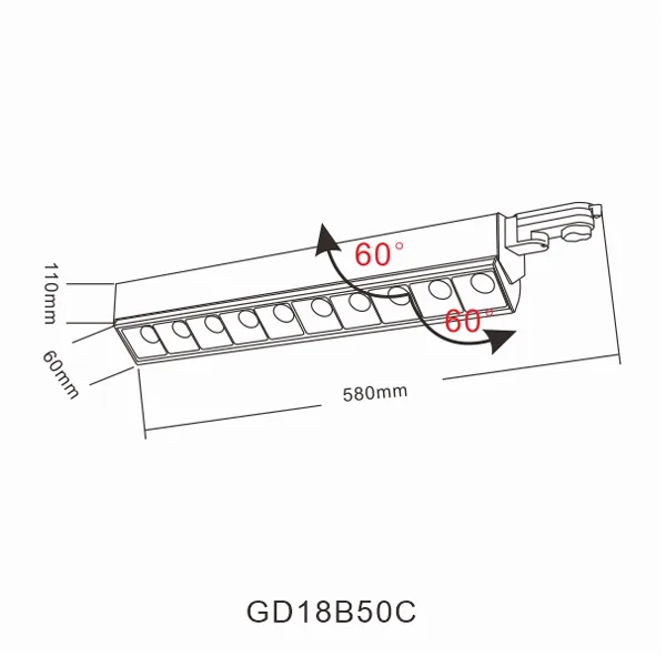 3000K / 4000K / 5000K Track Lighting