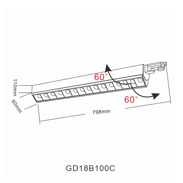 3000K / 4000K / 5000K Track Lighting