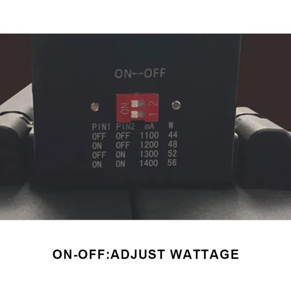 Adjustable Wattage Track Panel Lighting