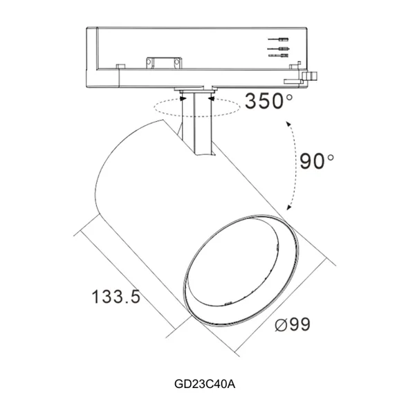 Suspended Track Lighting