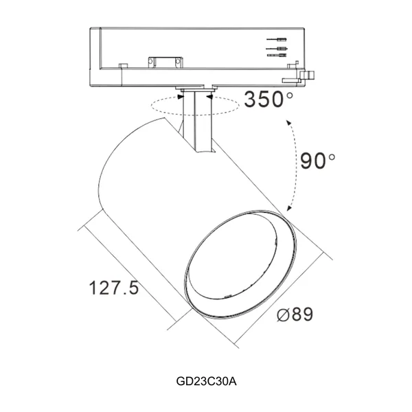 Suspended Track Lighting