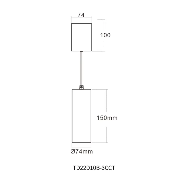 Adjustable Height Pendant Light